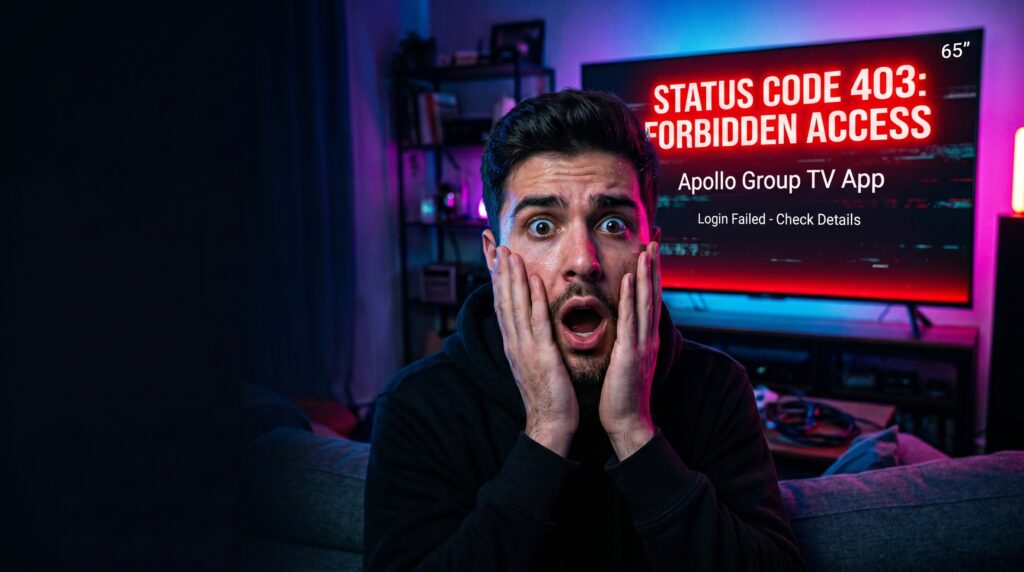 apollo group tv status code 403