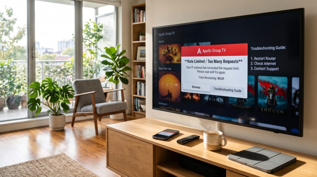 apollo group tv status code 429